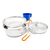 GSI Outdoors Glacier Stainless 1 Person Mess Kit - Wylies Outdoor World